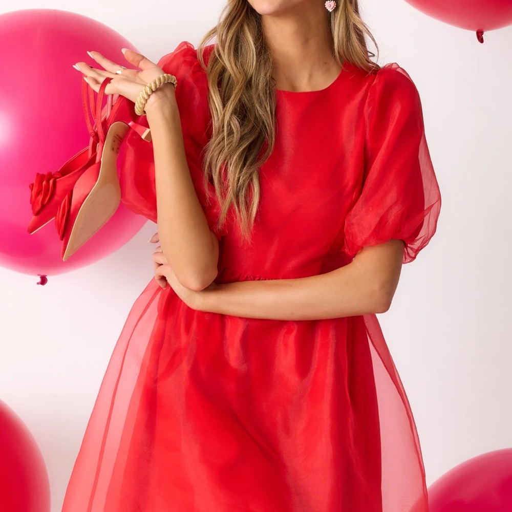 Sugarlips Vibrant Red Dress
